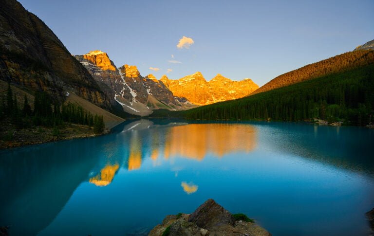 Sunrise Moraine Lake, Banff, Alberta, Canada