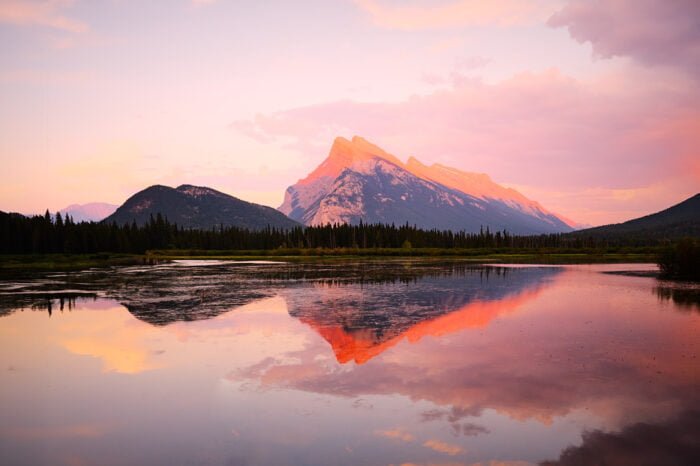 Vermilion lake, Banff, Alberta, Canada
