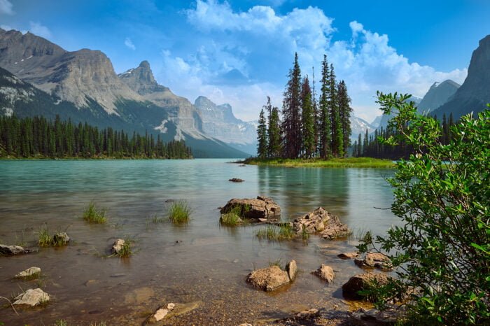 Spirit island maligne lake, jasper, Alberta, Canada