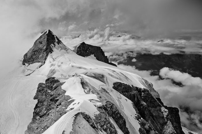 Mönch,part of the famous Eiger–Mönch–Jungfrau trio | Fine art & Monochrome